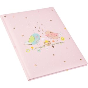 Goldbuch Baby Diary Loving Birds Fetiță 21x28 cm 44 pagini Roz