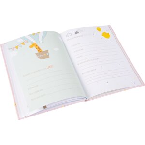 Goldbuch Baby Diary Loving Birds Fetiță 21x28 cm 44 pagini Roz
