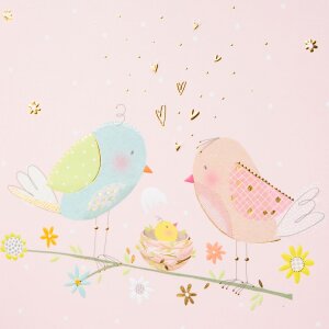 Goldbuch Baby Diary Loving Birds Fetiță 21x28 cm 44 pagini Roz