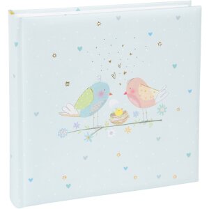 Goldbuch Fotoalbum Loving Birds Boy 25x25 cm 60 weiße Seiten