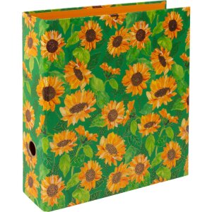 Goldbuch Motiv-Ordner Sunflower green 2-Ringmechanik 8 cm...