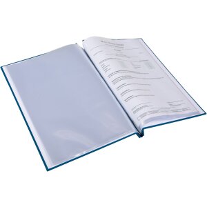 Dosar certificat Goldbuch DIN A4 Bella Vista petrol 12 buzunare