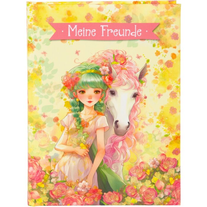 Caiet prietenie Goldbuch Akira, 15x21 cm, 88 pagini ilustrate