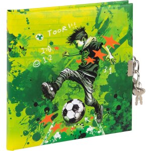 Jurnal Goldbuch cu lacăt Stürmer 16,5x16,5 cm 96 pagini albe