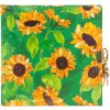 Carnet Goldbuch Sunflower Green cu fereastră de siguranță, 96 pagini alb, 16,5x16,5 cm