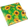 Carnet Goldbuch Sunflower Green cu fereastră de siguranță, 96 pagini alb, 16,5x16,5 cm