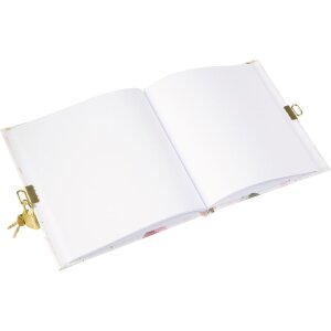 Jurnal Goldbuch cu lacăt Mariposa 16,5x16,5 cm 96 pagini albe