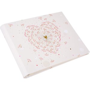 Album foto-găstebuc Goldbuch Golden Heart, 29x23 cm, 50 fețe albe