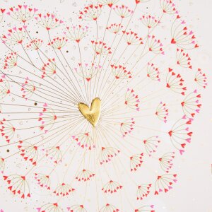 Album foto-găstebuc Goldbuch Golden Heart, 29x23 cm, 50 fețe albe