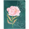 Notebook Goldbuch Peony 15x22 cm, 200 de pagini blanko, cu semn de marcător