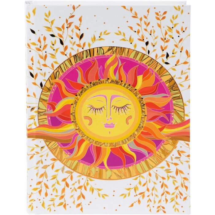 Notebook Goldbuch Resting Sun 15x22 cm – copertă aurită, 200 de pagini albe