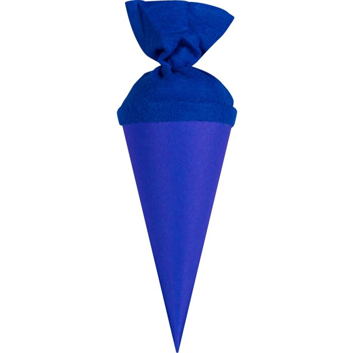 Geantă de școală Goldbuch craft cu închidere din pâslă 15 cm albastru