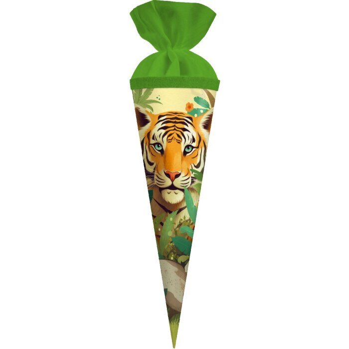 Goldbuch Geschwistertüte Tiger 35 cm Lackkarton