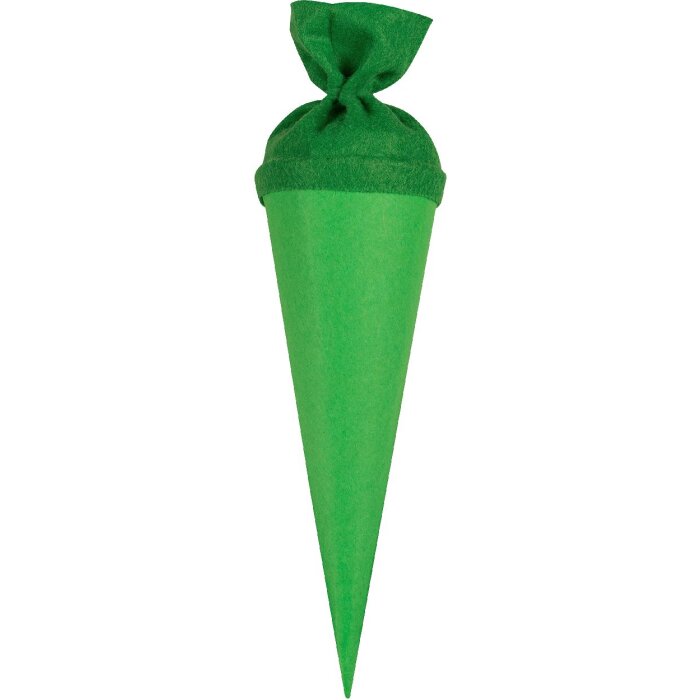 Geantă de școală Goldbuch craft cu închidere din pâslă colorată 35 cm verde