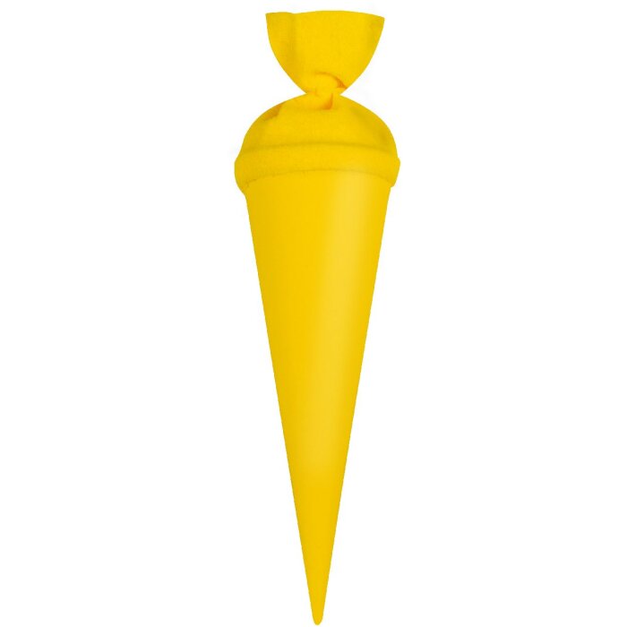 Geantă de școală Goldbuch craft cu închidere din pâslă colorată 35 cm galben