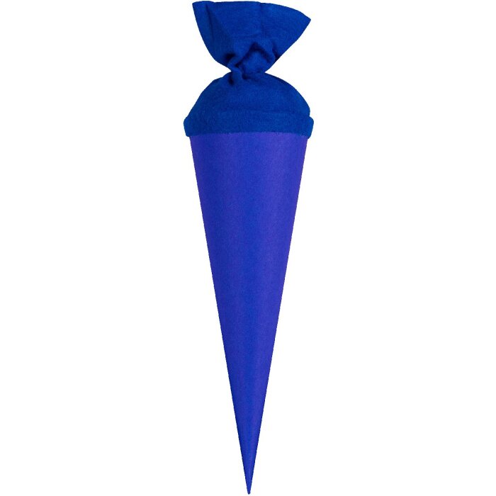 Goldbuch Bastelschultüte mit Filzverschluss 35 cm blau