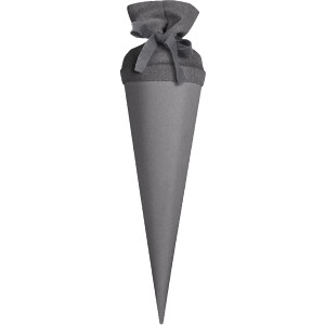 Geantă de școală Goldbuch craft cu închidere din pâslă colorată 35 cm gri piatră