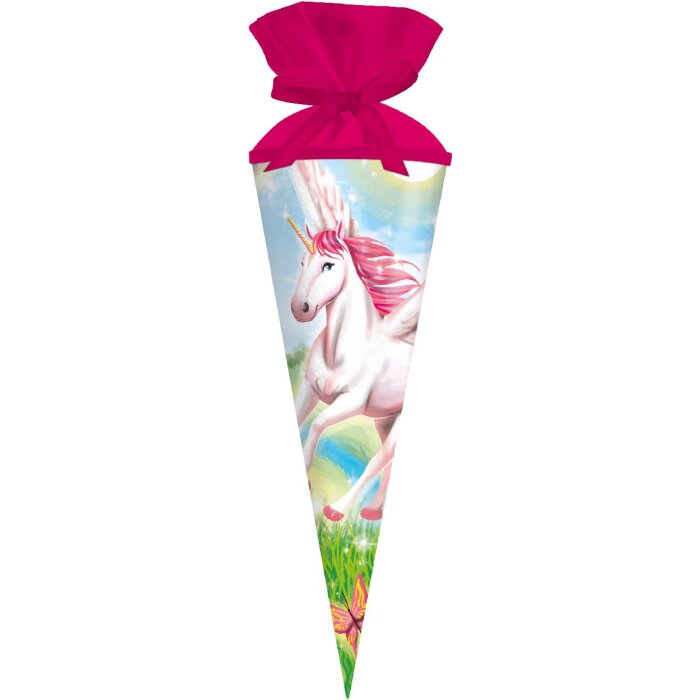 Con școlar Goldbuch 50 cm rotund Alicorn unicorn motiv