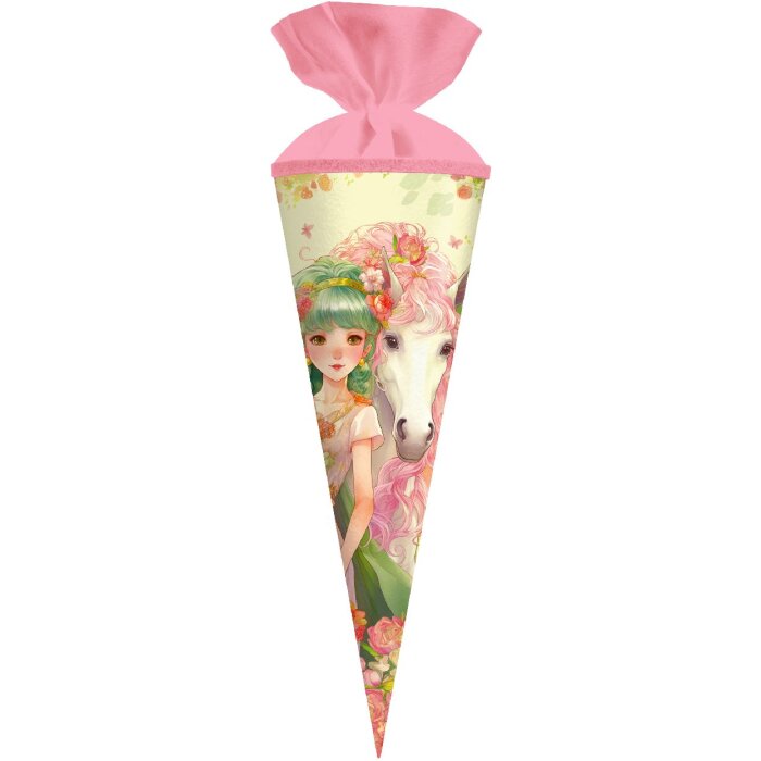 Con școlar Goldbuch cu închidere din pâslă 50 cm rotund Akira