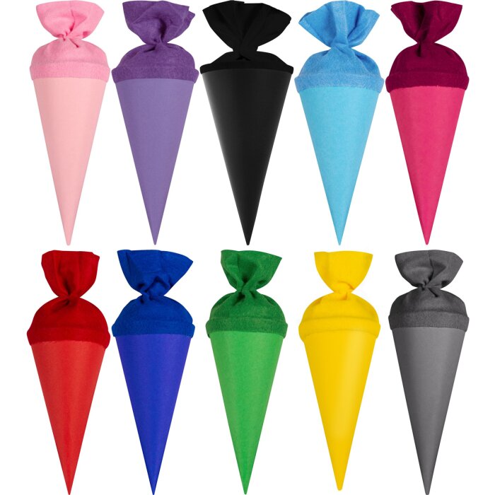 Geantă școlară Goldbuch craft 15 cm cu închidere din pâslă carton colorat