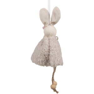 Clayre & Eef 65353 Dekoanhänger Kaninchen 8x3x16...