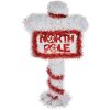 Clayre & Eef 65491 Weihnachtsdekoration North Pole 20x8x36 cm Rot Weiß