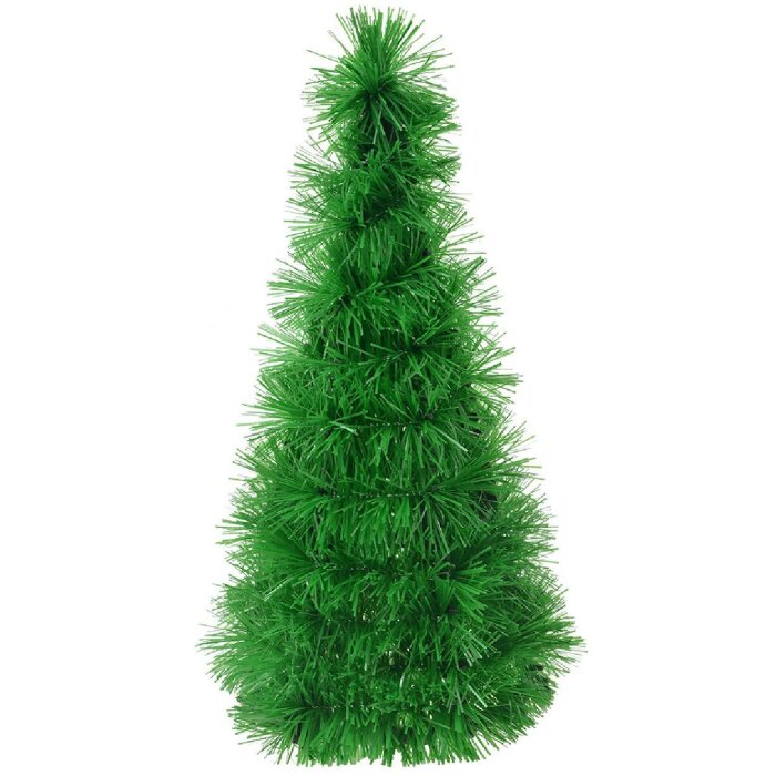 Pom de Crăciun Artificial Verde Ø 12x27 cm, Stil Landhaus