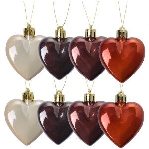 Clayre & Eef 65615 Christbaumkugel Set 8 Stück...