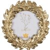 Clayre & Eef 2F1051 Fotorahmen 11x2x11 cm Ø 8 cm Goldfarbig