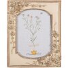 Clayre & Eef 2F1058 Fotorahmen 18x3x23 cm 13x18 cm Beige Goldfarbig