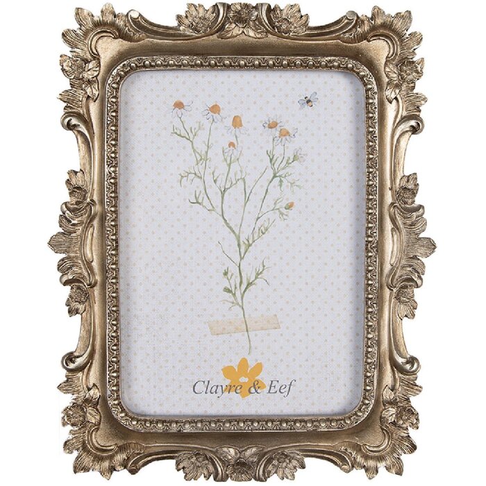 Clayre & Eef 2F1071 Rama foto 17x2x22 cm / 10x15 cm Culoare aurie