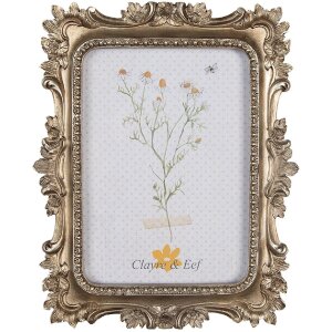 Clayre & Eef 2F1071 Fotorahmen 17x22 cm Goldfarbig...