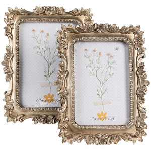 Clayre & Eef 2F1072 Rama foto 19x2x24 cm / 13x18 cm Culoare aurie