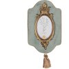 Clayre & Eef 2F1082 Fotorahmen 21x3x32 cm / 10x15 cm Grün Goldfarbig