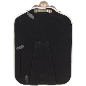 Clayre & Eef 2F1091 Fotorahmen 14x3x20 cm 10x15 cm Beige Goldfarbig