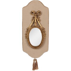 Clayre & Eef 62S292 Oglindă 20x2x44 cm Bej Culoare aurie