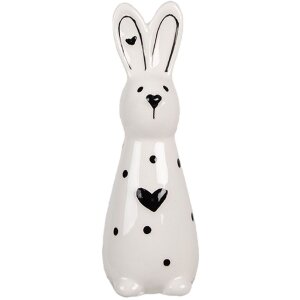 Clayre & Eef 6CE1705 Dekoration Statue Kaninchen...