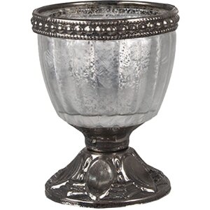 Clayre & Eef 6GL4381 Teelichthalter Silber Ø...