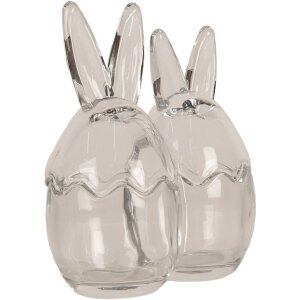 Clayre & Eef 6GL4388 Vorratsglas mit Deckel 14x8x17...