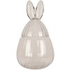 Clayre & Eef 6GL4397 Vorratsglas Osterhase transparent 20x34 cm