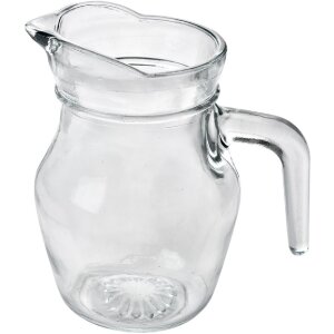 Clayre & Eef 6GL4871 Karaffe Glas Transparent 500 ml...