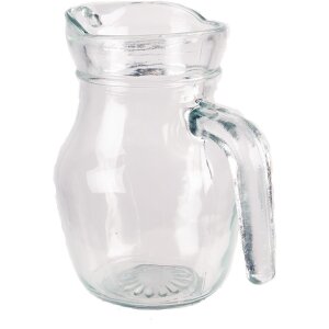 Clayre & Eef 6GL4871 Karaffe Glas Transparent 500 ml...