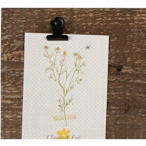 Clayre & Eef 6H2361 Cadru foto 3 cleme 36x3x15 cm în maro