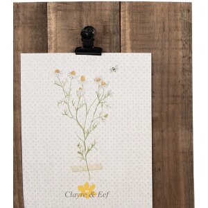 Clayre & Eef 6H2379 Clemă pentru ramă foto 25x3x32 cm maro stil rustic