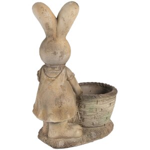 Clayre & Eef 6MG0030 Blumentopf Dekoration 38x22x49 cm Braun Beige