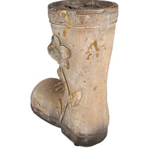 Clayre & Eef 6MG0036 Blumentopf Deko 26x15x30 cm Braun Vintage-Look