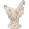 Clayre & Eef 6PR4054 Deko-Huhn 21x12x26 cm Beige
