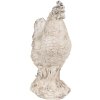 Clayre & Eef 6PR4054 Deko-Huhn 21x12x26 cm Beige