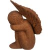 Angel decorativ Clayre & Eef brun 11x7x15 cm, stil landhaus