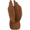 Angel decorativ Clayre & Eef brun 11x7x15 cm, stil landhaus